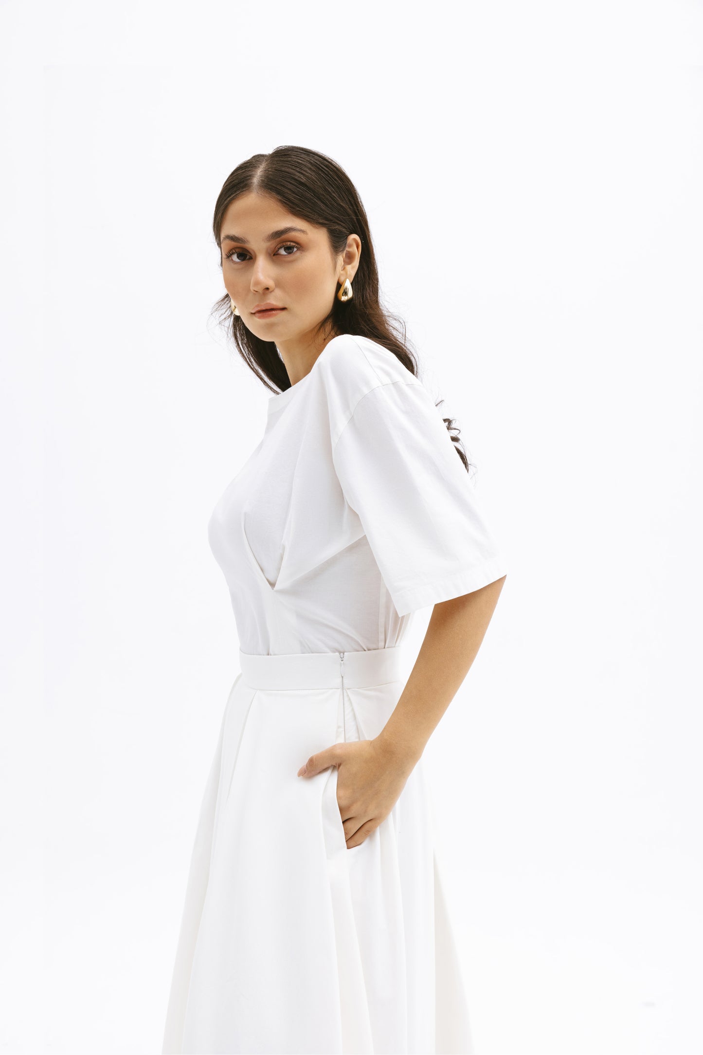 Bella Cotton Poplin Top