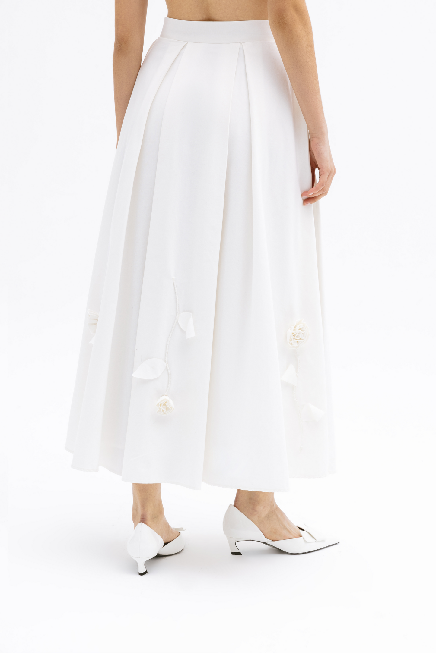 Bloom Cotton Poplin Skirt